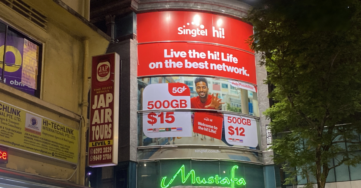 Singtel campaign photo 1