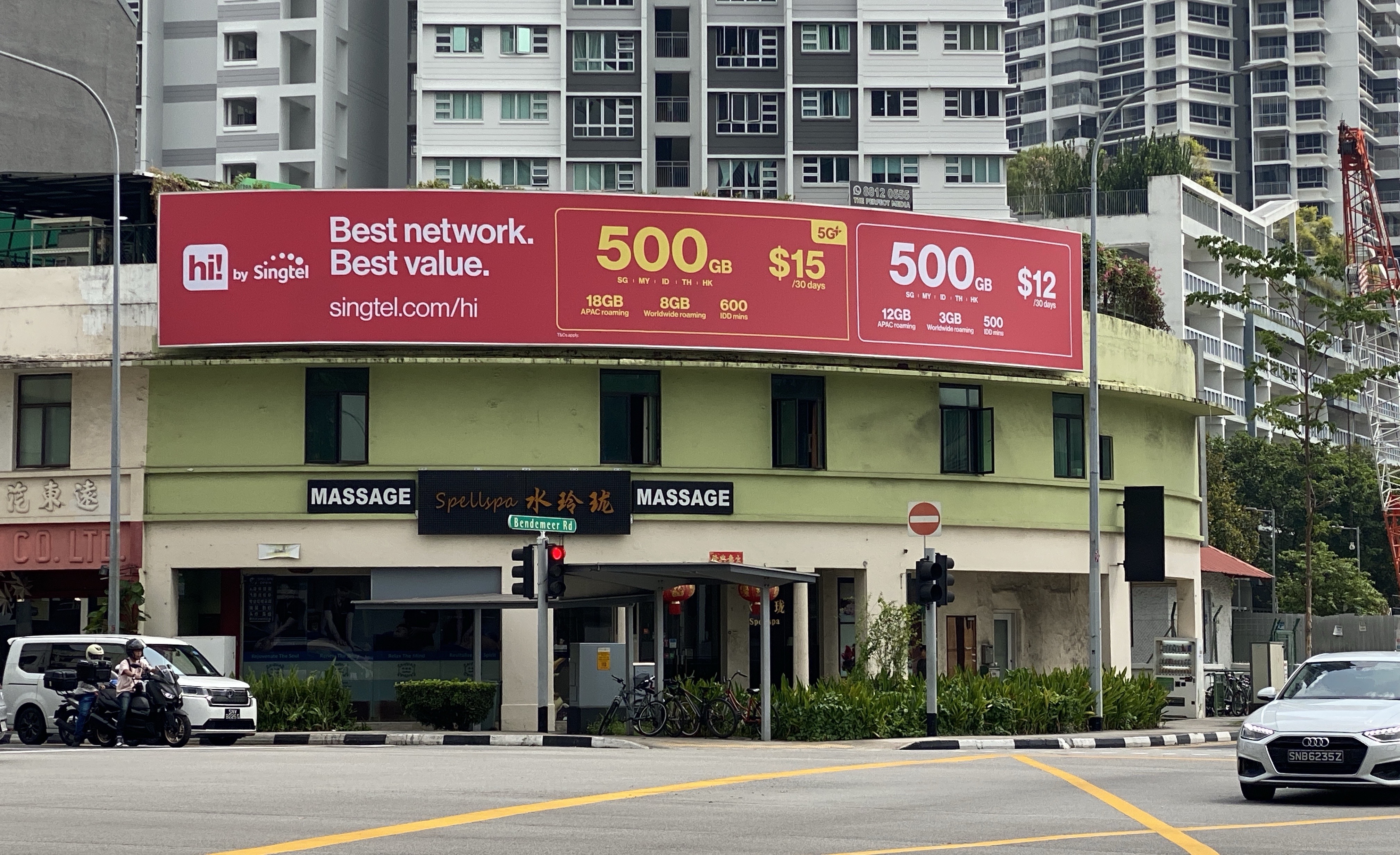 Singtel Campaign at Lavender Street