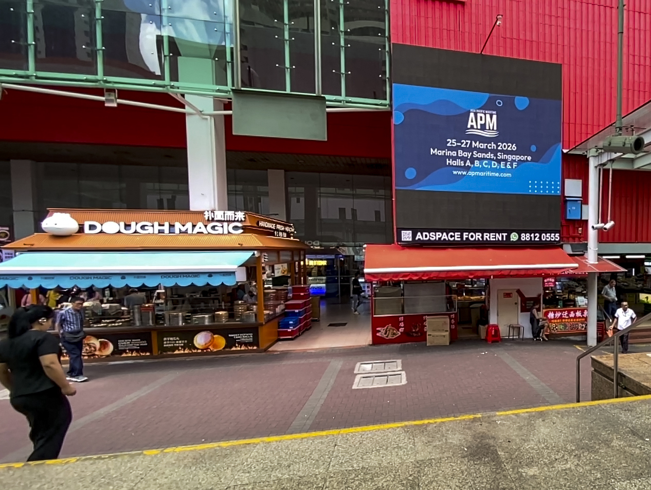 Asia Pacific Maritime at Chinatown Courtyard DOOH