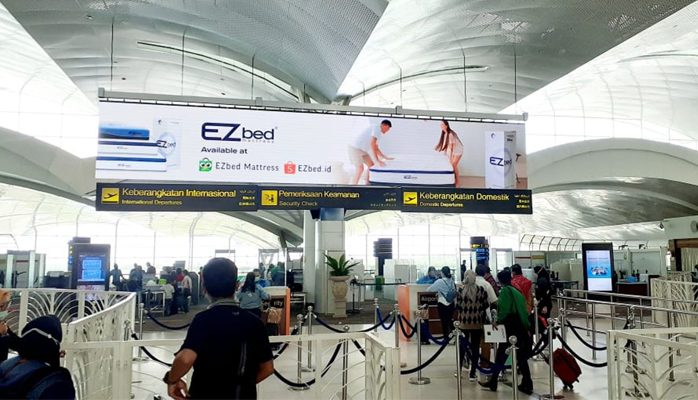 Ocean Springbed at KNO Medan Departure Security check point
