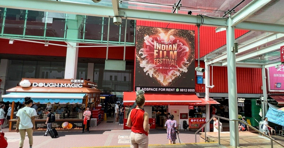 High Commission of India Singapore at Chinatown Courtyard DOOH