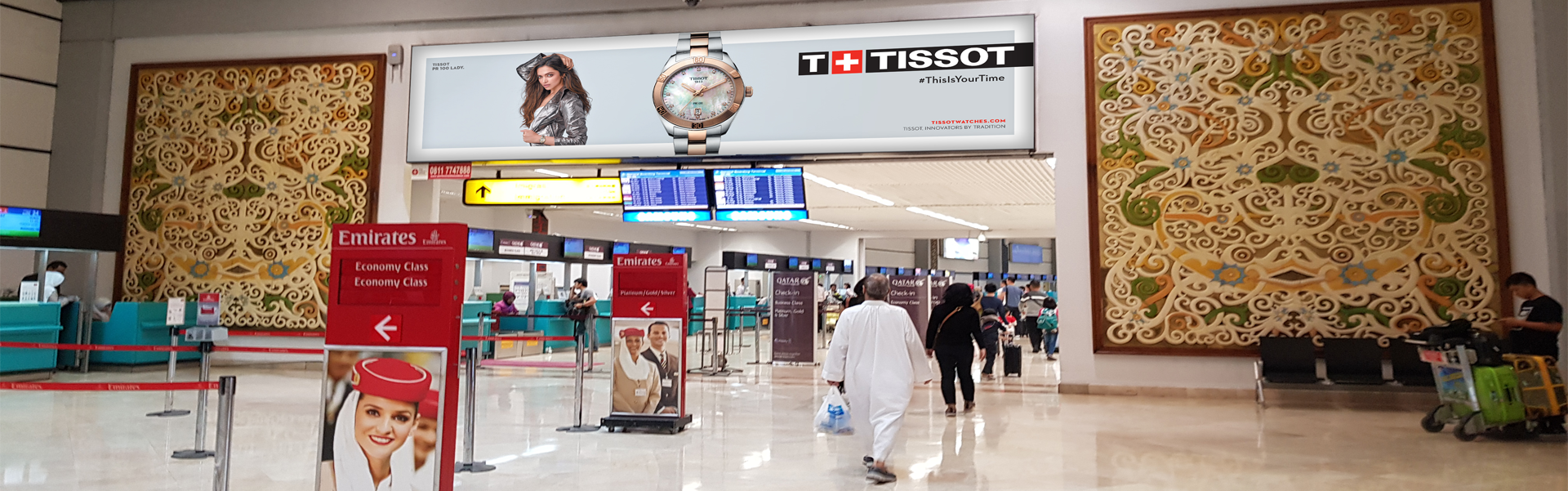 Tissot at Digital Departure Immigration (T3 International Departure)