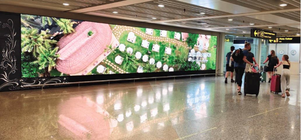 Mrs. Sippy at Spectacular Arrival LED Wall
