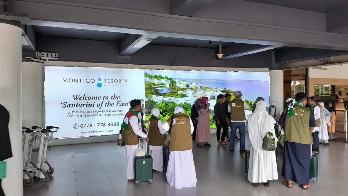 Departure Drop off point (Hang Nadim Airport Batam)