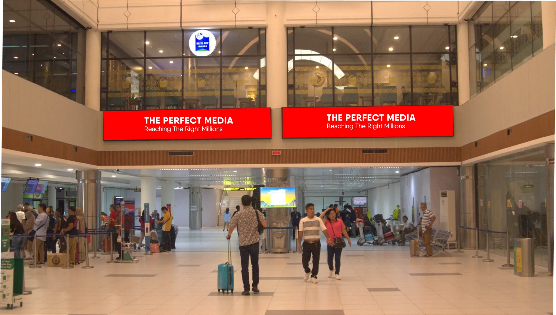 Departure Check In Area (Hang Nadim Airport Batam)